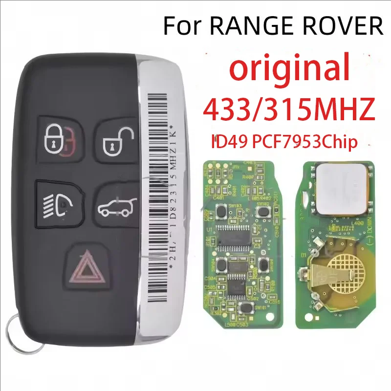 

Оригинальный смарт-ключ-брелок OEM для Land Rover Range Rover Sport Evoque Vogue, Jaguar XJ Xe XF 2010-2020, 315/434 МГц