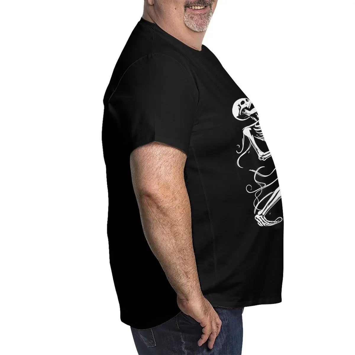 Футболка с музыкальным черепом большие размеры футболки для больших и высоких