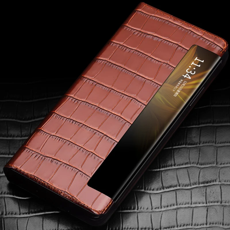 Чехол QIALINO для Huawei Mate X2 защитная задняя крышка из натуральной кожи x2 чехол с