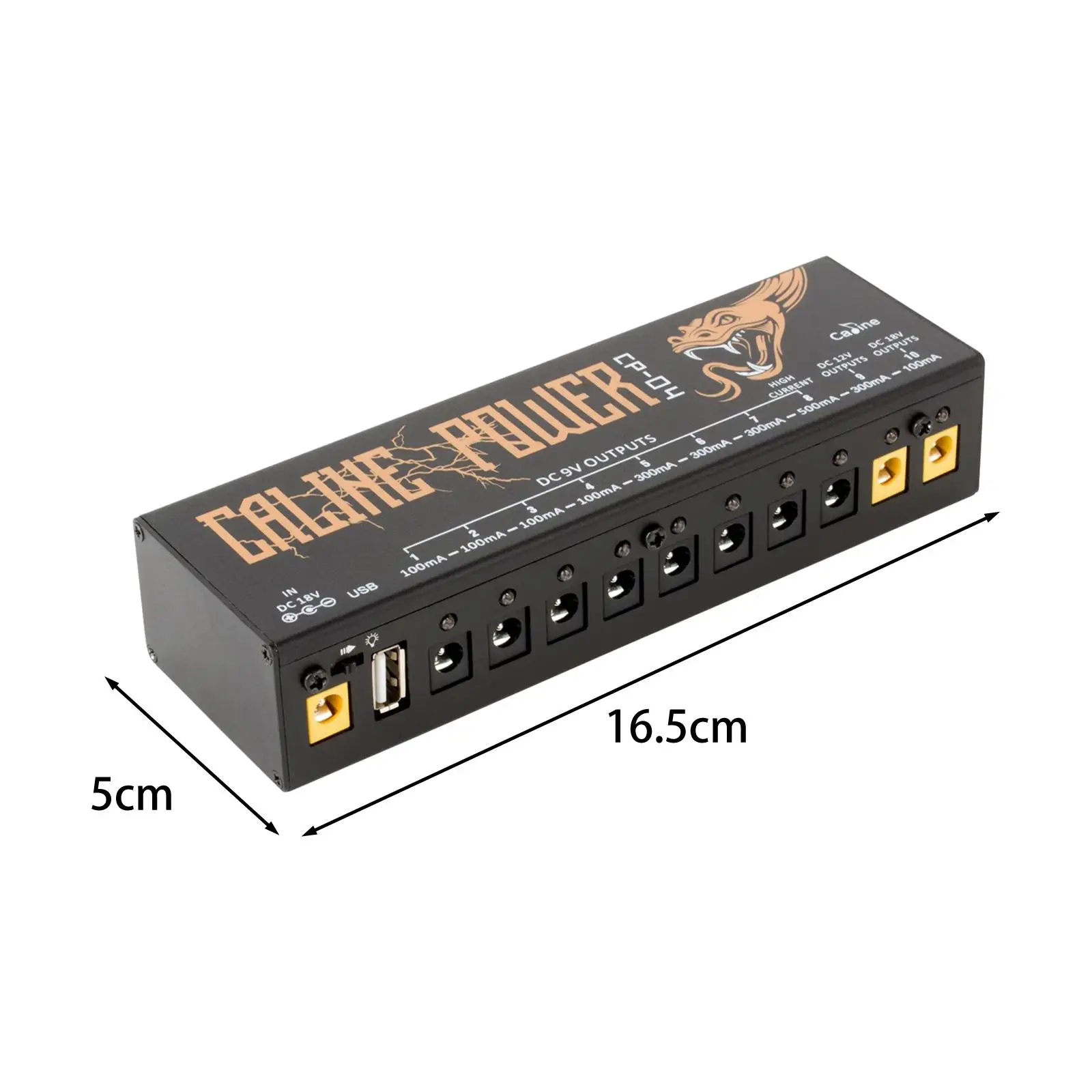 Блок питания для гитар 18 В 1 А портативная педаль эффектов гитары