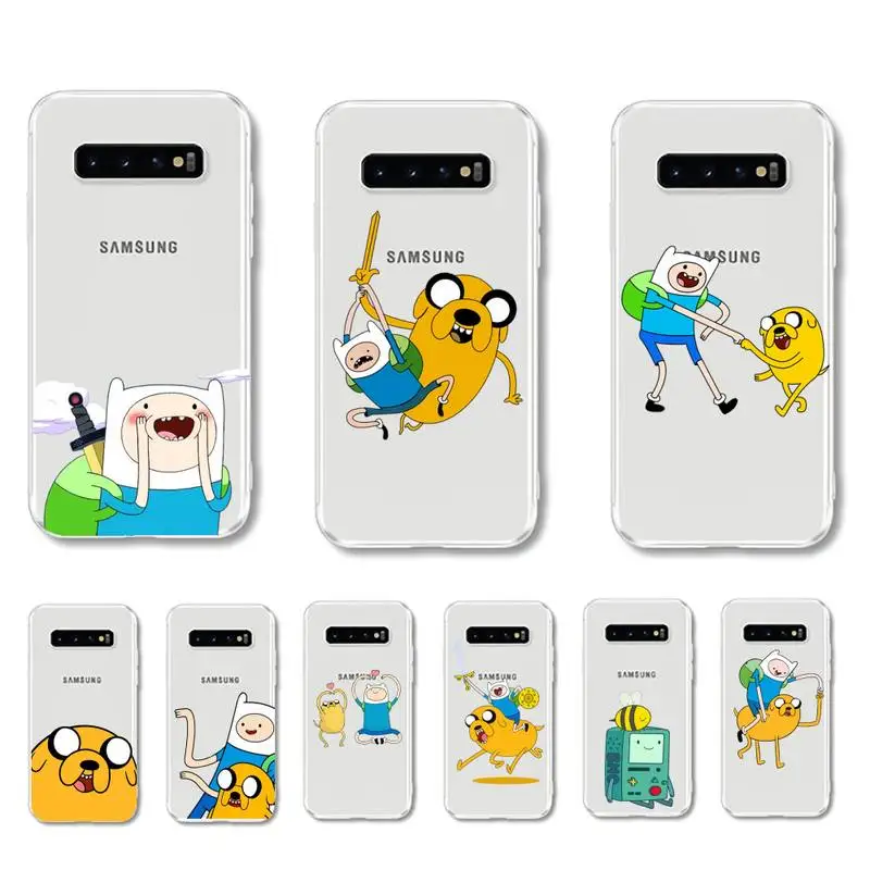 TOPLBPCS Adventure Time Phone Case For Samsung Galaxy S7 edge S8 S9 S10 S20 plus S10lite A31 A10 A51 Capa | Мобильные телефоны и