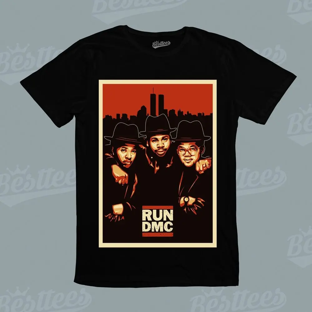 Футболка RUN-DMC Jam Master J American HIP-HOP Rap Artist Rock R&ampB Music Band