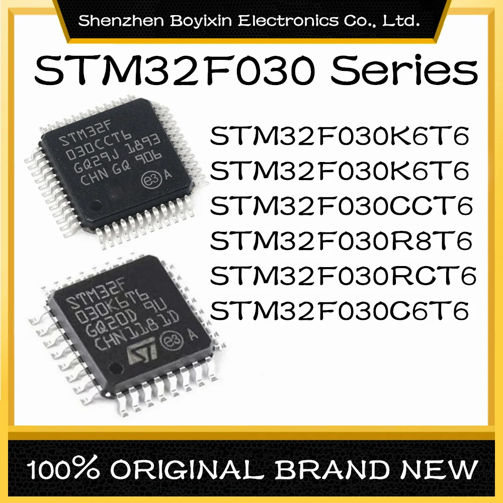 STM32F030K6T6 STM32F030C8T6 STM32F030CCT6 STM32F030R8T6 STM32F030RCT6 STM32F030C6T6 microcomputer (MCU/MPU/SOC) IC chip