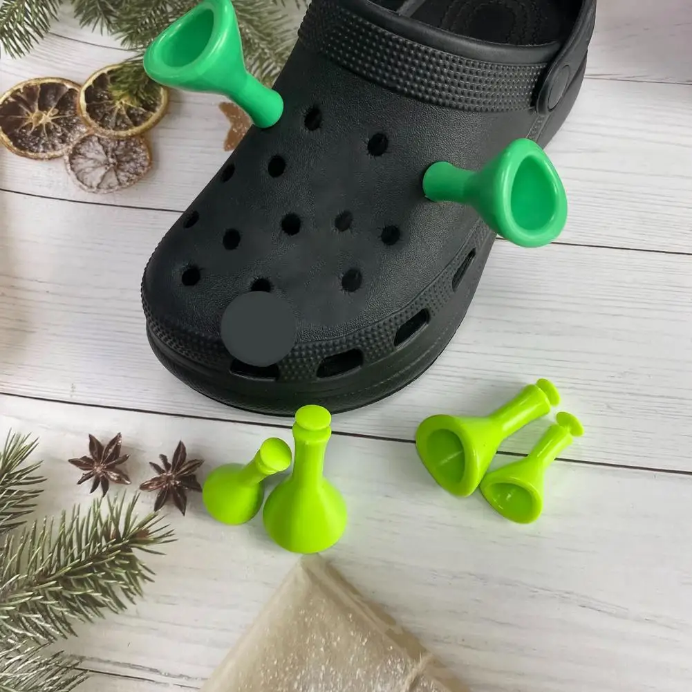 

4 шт. трехмерные пластиковые Мультяшные съемные застежки для обуви