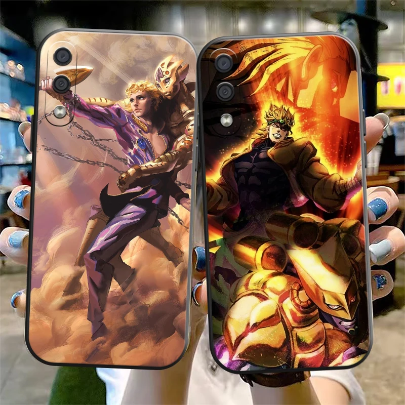 

JoJos Bizarre Adventure Phone Case For Samsung Galaxy A32 4G 5G A51 4G 5G A71 4G 5G A72 4G 5G Carcasa Liquid Silicon Soft Black