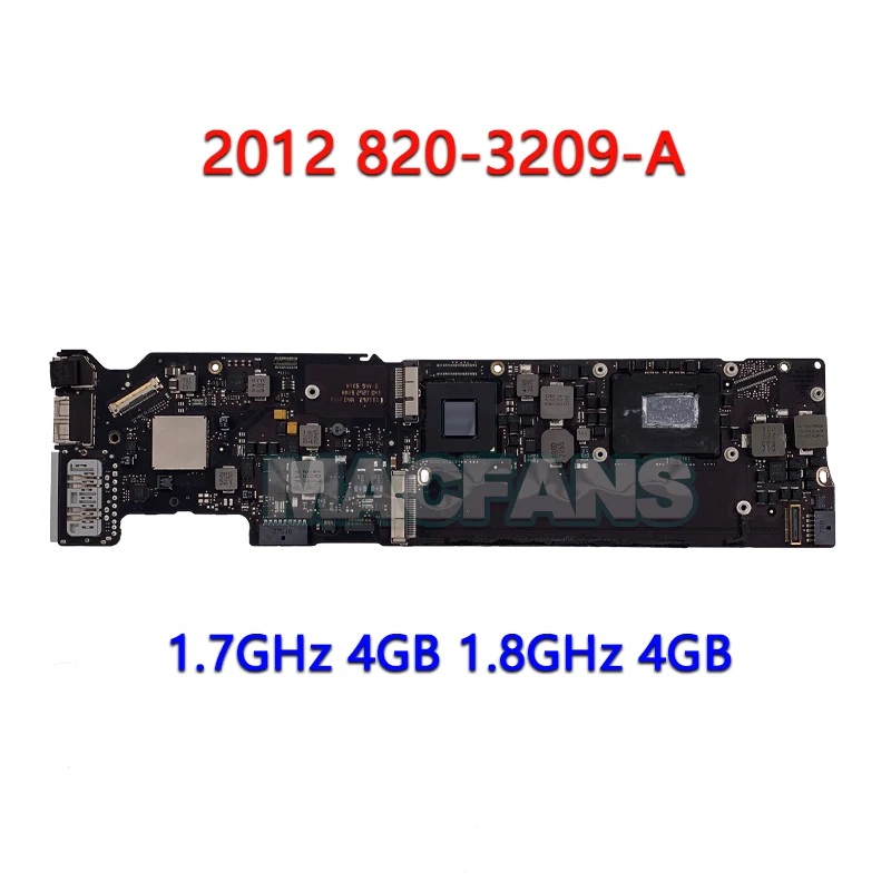 Оригинальная материнская плата A1466 820-00165-A для MacBook Air логическая 1 7G 4GB 820-3209-A 4G 8GB
