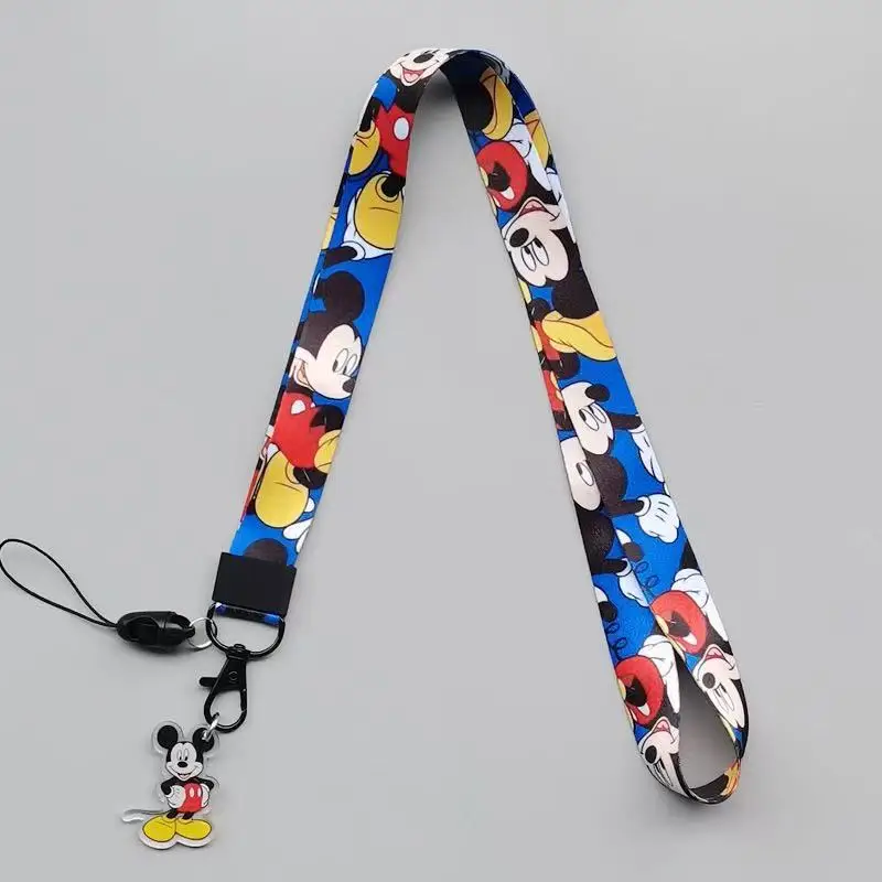 Ремешок-шнурок Disney с Микки, Минни и Дональдом Даком для ключей, USB-накопителей, ID-карт, бейджей, мобильных устройств (art.: 3920dae75ffbb) - 3920dae75ffbb
