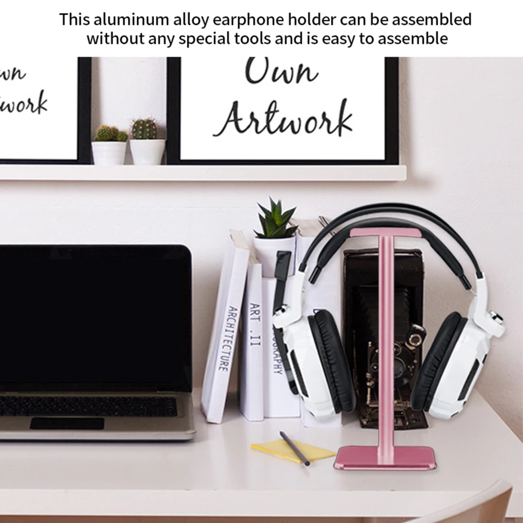 

Универсальная подставка для наушников из алюминиевого сплава, настольный держатель для гарнитуры, подставка для наушников, аксессуары для ...