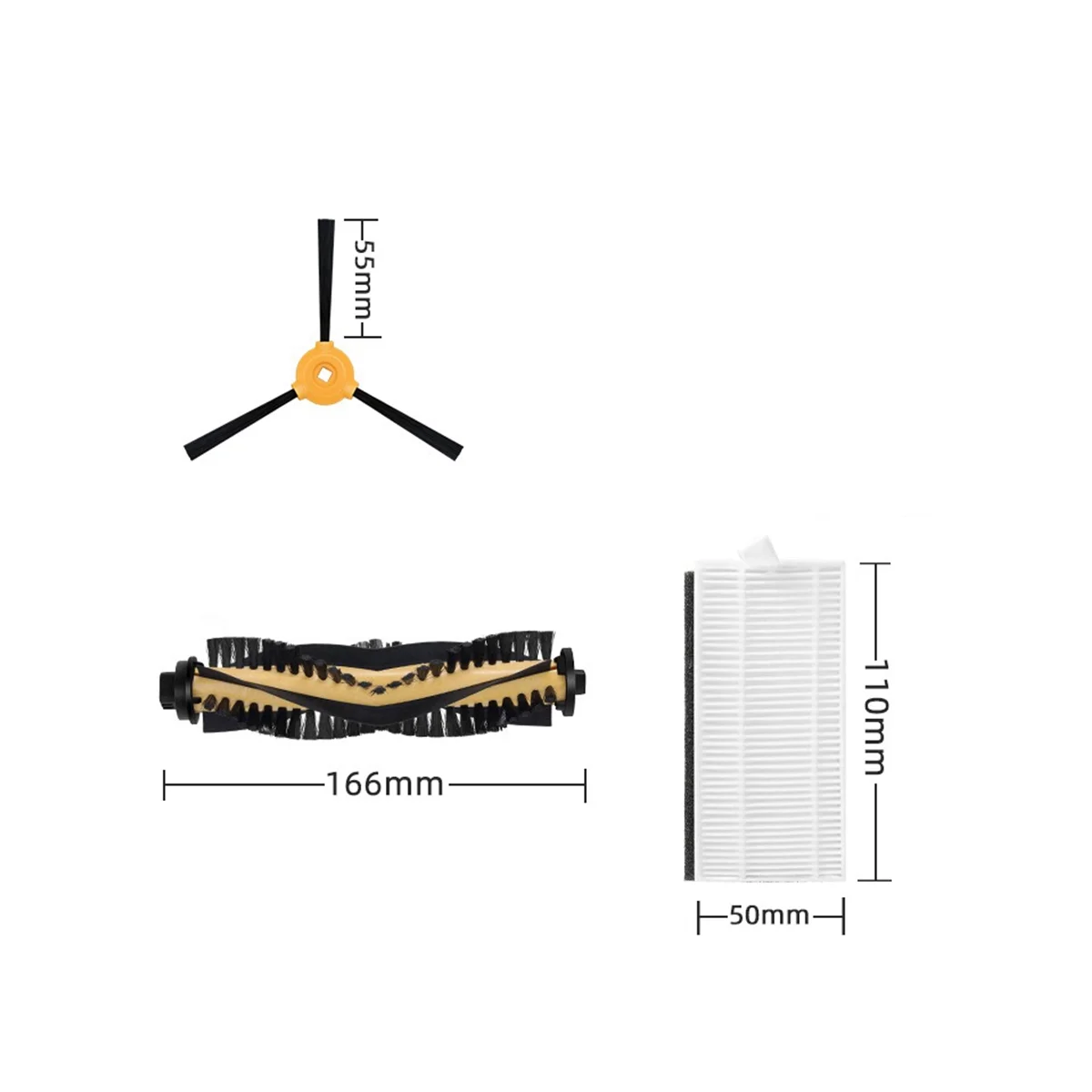Vacuum Cleaner Spare Parts Replacement for N79S/DN620/500 Robot
