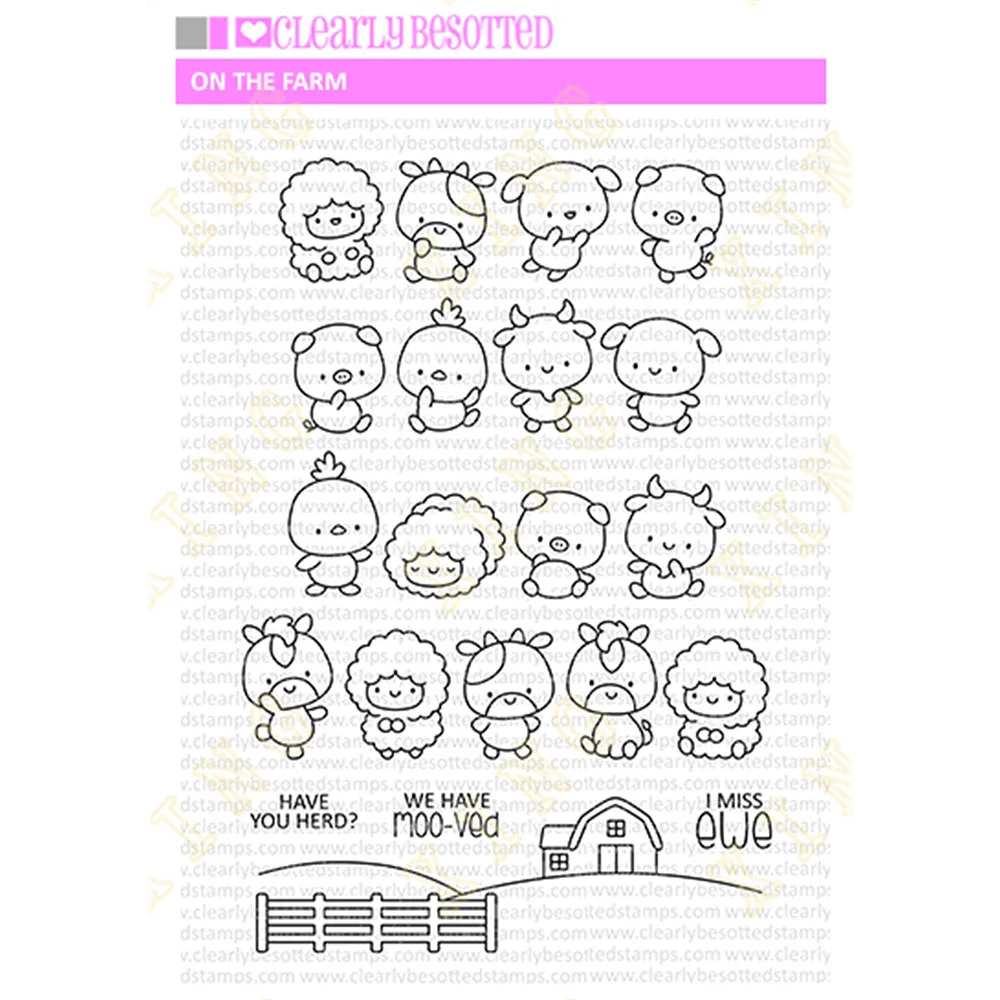 

Newest On the Farm Metal Cutting Dies Stamps Scrapbook Diary Decoration Embossing Cut Dies Template Diy Greeting Card Handmade
