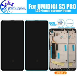Дисплей для UMIDIGI S5 PRO с дигитайзером сенсорного экрана и рамкой, 100% Оригинальный Новый ЖК-дисплей с дигитайзером сенсорного экрана для UMIDIGI S5 PRO с инструментами