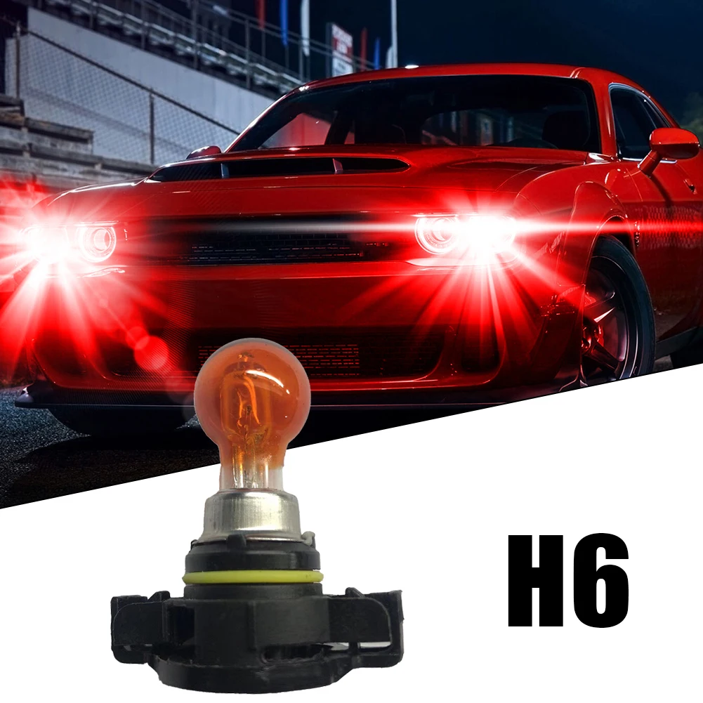 

Универсальная галогенная лампа для фар автомобиля PSX24W H6, 12 в, 24 вт, 1000 лм, с указателем поворота, красная, кварцевая