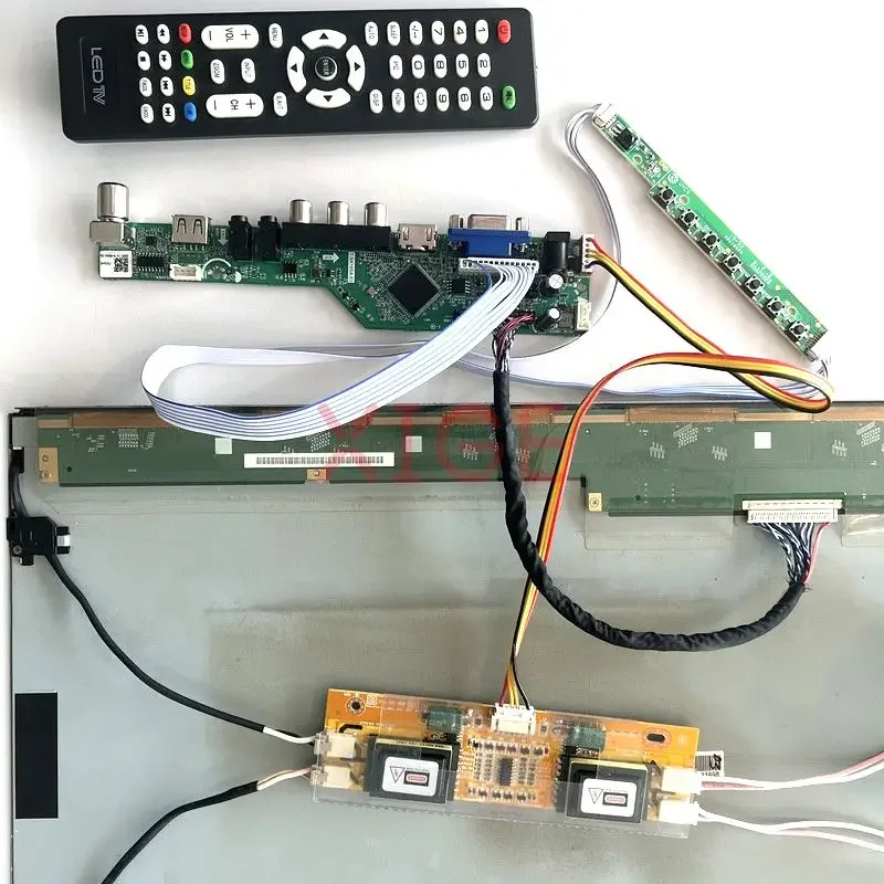 Для LTM170E5 LTM170E6 LTM170E8 плата контроллера драйвера ТВ аналоговый AV + HDMI VGA IR USB 1280*1024