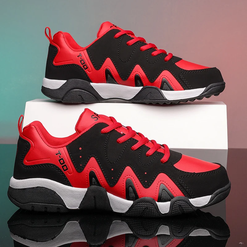 Men's Running Shoes Comfortable Sport Shoes Basketball Shoes Casual Sneakers Walking Shoes Trend Lace Up Tennis Sneakers for Men