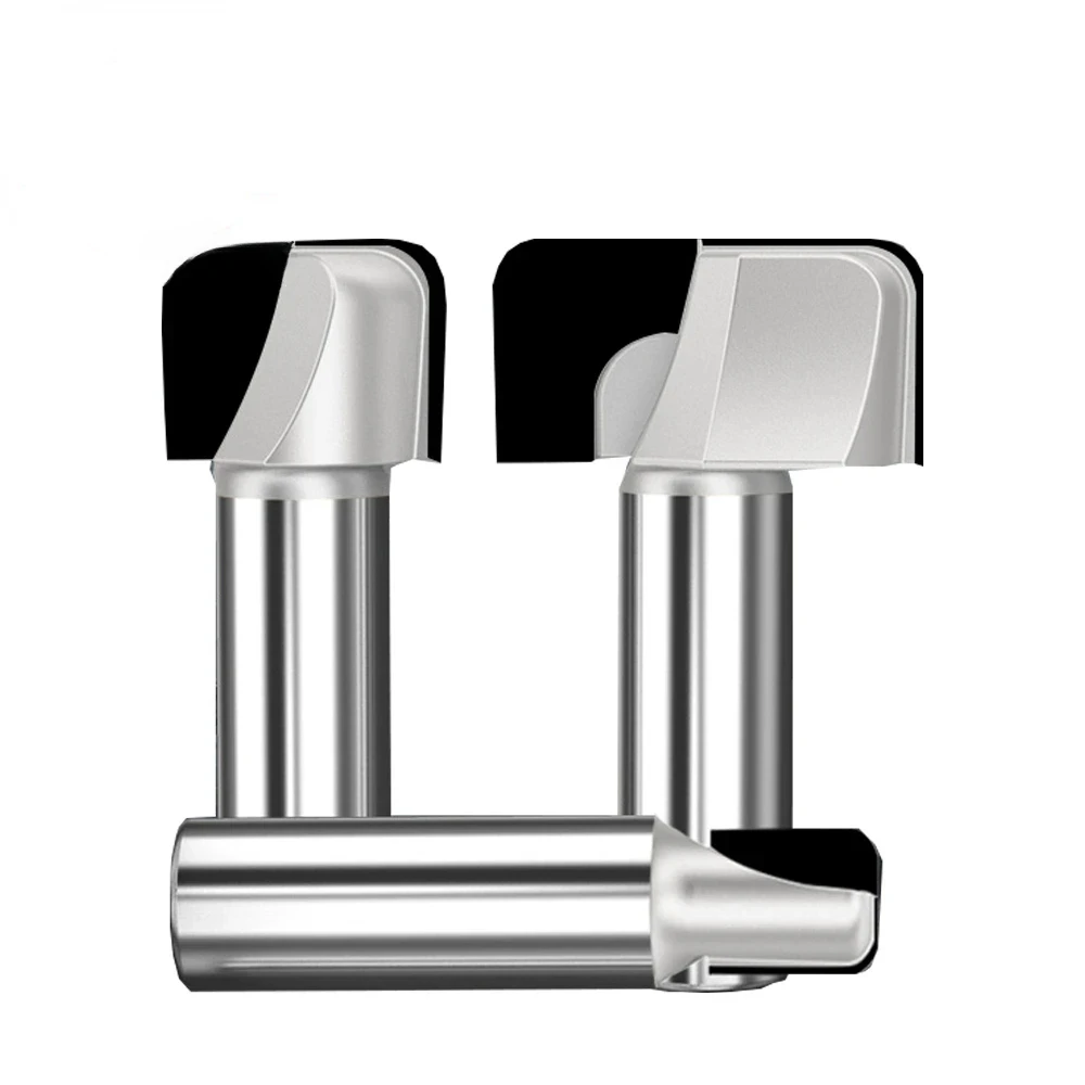 PCD двойная дуга круглая Нижняя Чистящая насадка Алмазный деревообрабатывающий