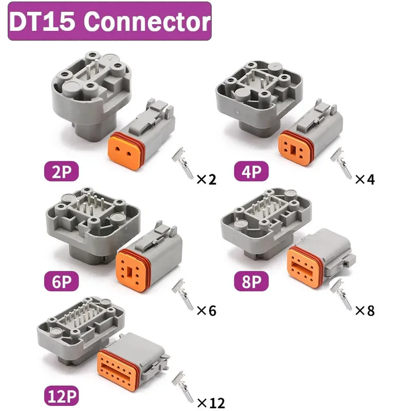 

Автомобильные разъемы Deutsch DTP