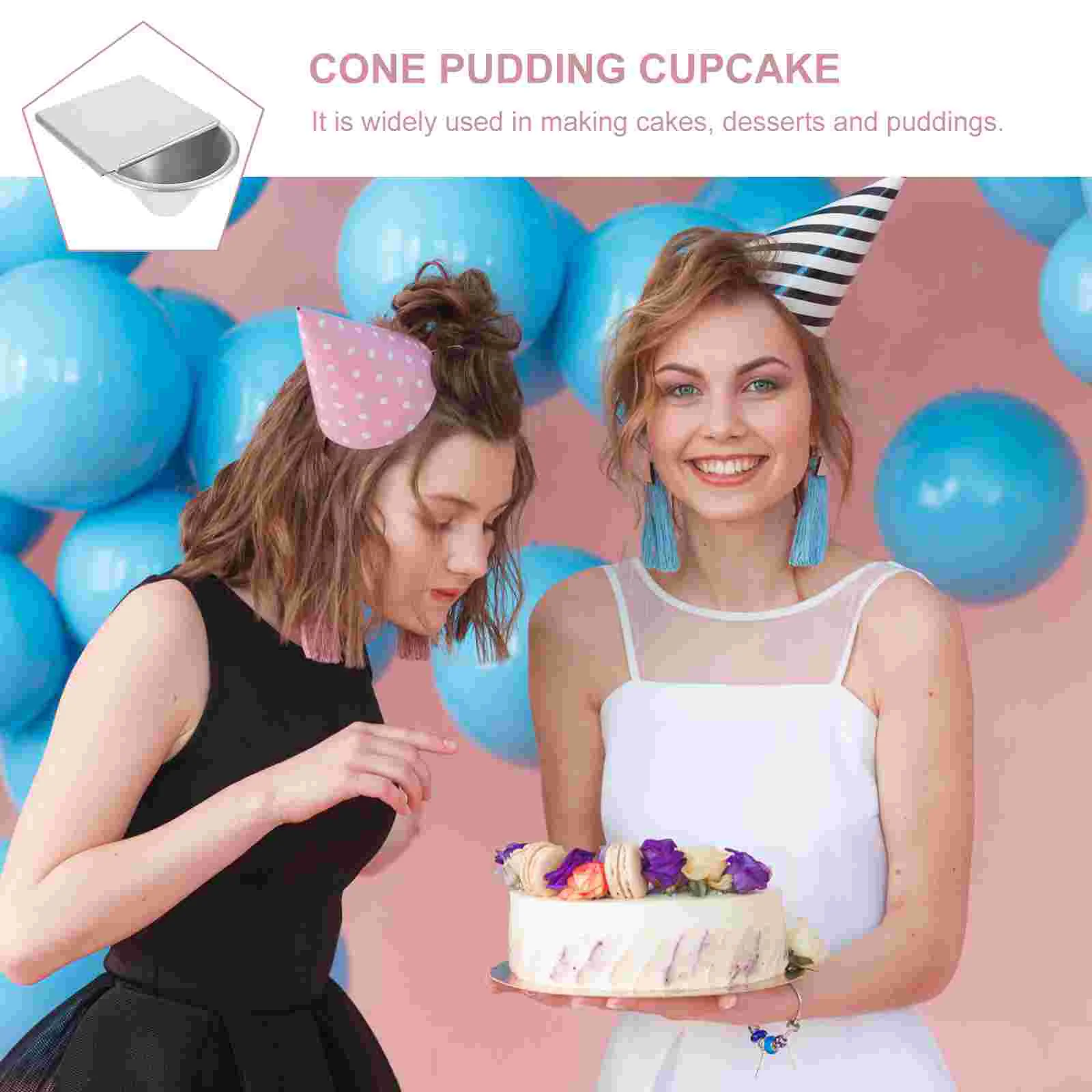 

Kitchen Aluminum Alloy Cake Mould Cone Shape Cake Pan Non-stick Pan Baking Mold