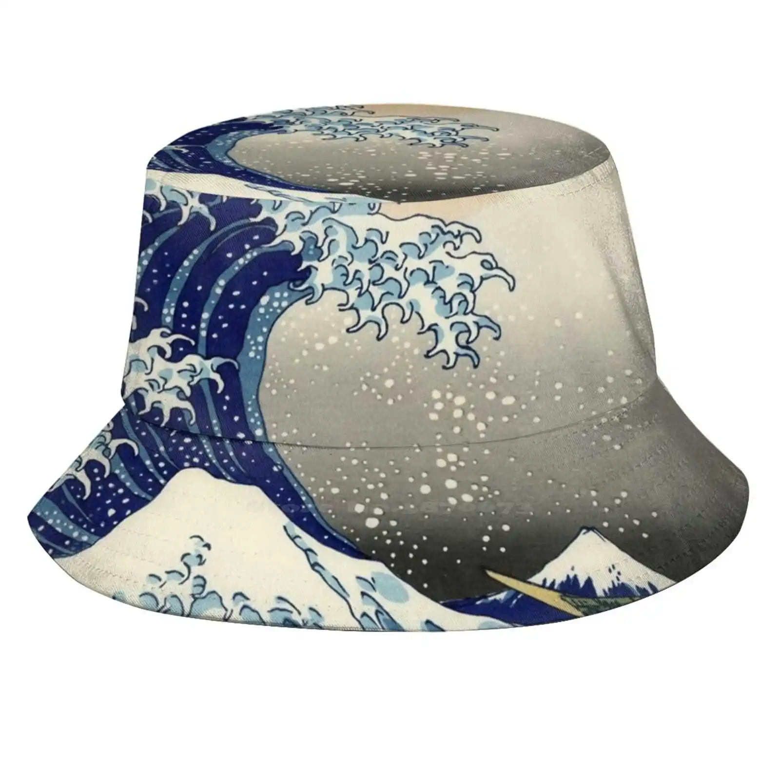 Дорожные Панамы с рисунком Великой волны домашний декор в японском стиле