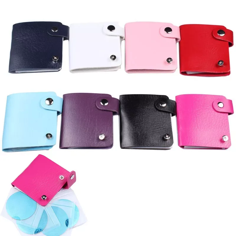 

Slots Circular Nail Stamping Plate Holder For (9.5cm*14cm )Case Storage Bag Stencil Plate Organizer Nail Art Manicure Tools