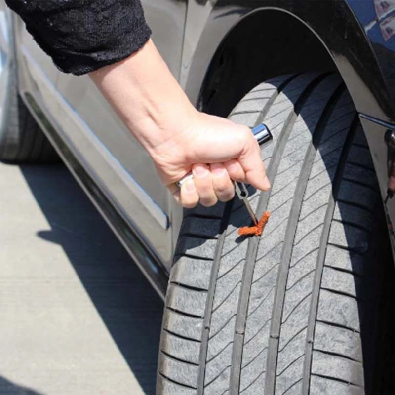 Инструмент для ремонта спущенных шин в чрезвычайных ситуациях набор