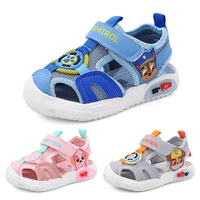 paw patrol kids girls sandals summer toddler shoes anime figure chase skye net cloth breathable boys sneakers kids beach shoes