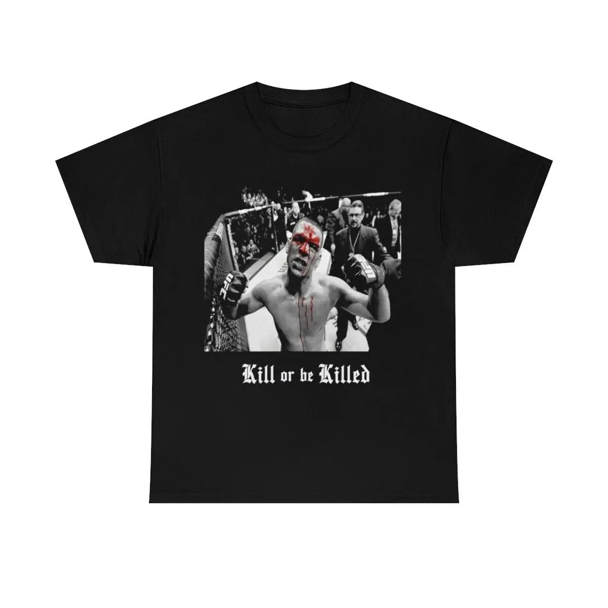 Nate Diaz Shirt MMA fighter Boxer Nate O-Neck Cotton T Shirt Men Casual Vintage Tees Tops Dropshipping