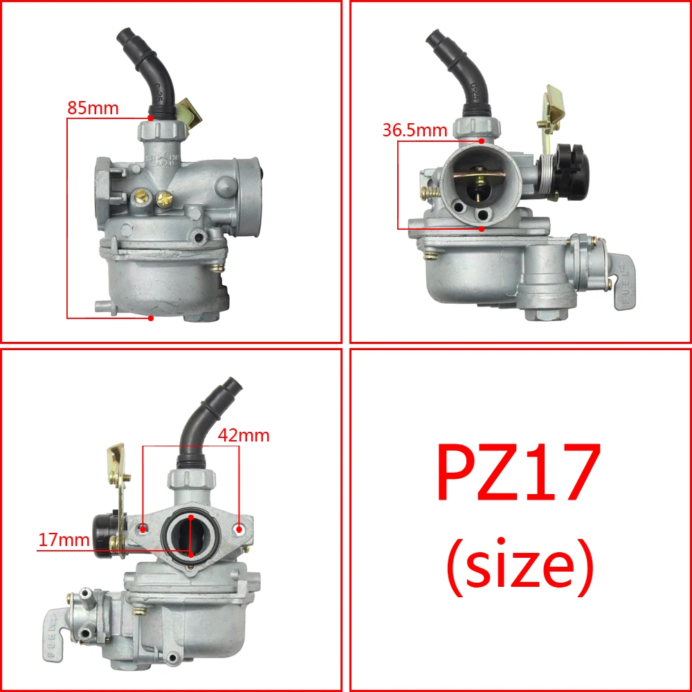 

PZ17 17 мм карбюратор с двойной подачей, дроссель для Honda C50/C70/TRX70/ATC70/CT70/CT90/ST90/TRAIL70/Gn6, грязевой пит-байк, ATV Racing
