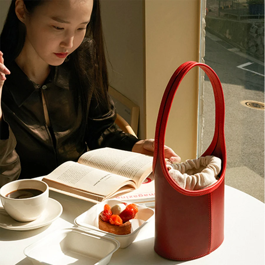 

2022 Women's Drawstring Bucket Bag Brand Handbag Canvas Shoulder Bag PU Leather Crossbody Bag Luxury Toth Sac Female Purse Bolsa