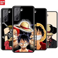 one piece luffy ace cool for samsung galaxy s22 s21 s20 ultra plus pro s10 s9 s8 s7 4g 5g tpu soft black phone case funda coque