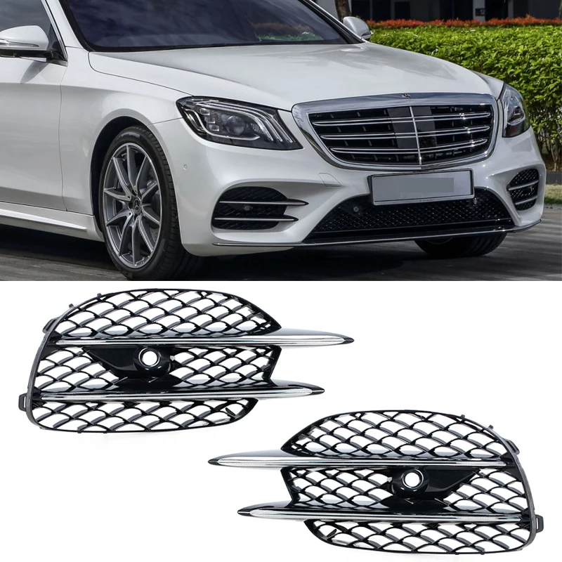 Передний бампер автомобиля противотуманная фара рамка решетка автомобильные