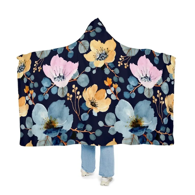 

Snuggle Hoodie Blanket - Adult Snuggle Blanket - Camping Blanket - Loungewear - Travel Blanket - Washable - Gift