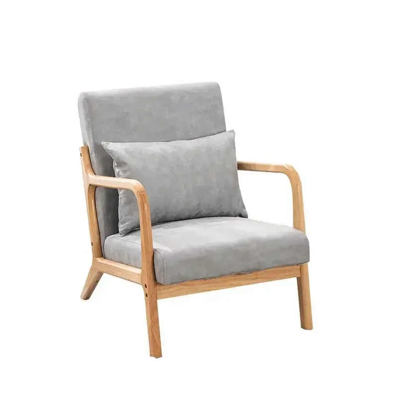 Белый плюшевый флисовый удобный стул с акцентом современное кресло для отдыха