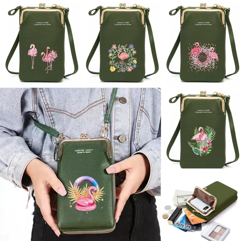 Flamingo Printed Handbag