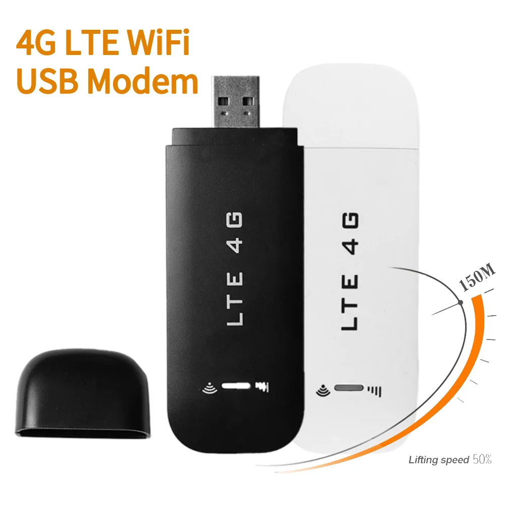 

4G LTE Wireless USB Dongle 150Mbps High Speed Mobile Broadband with SIM Card Slot for Laptops Notebooks Wireless WiFi Adapter