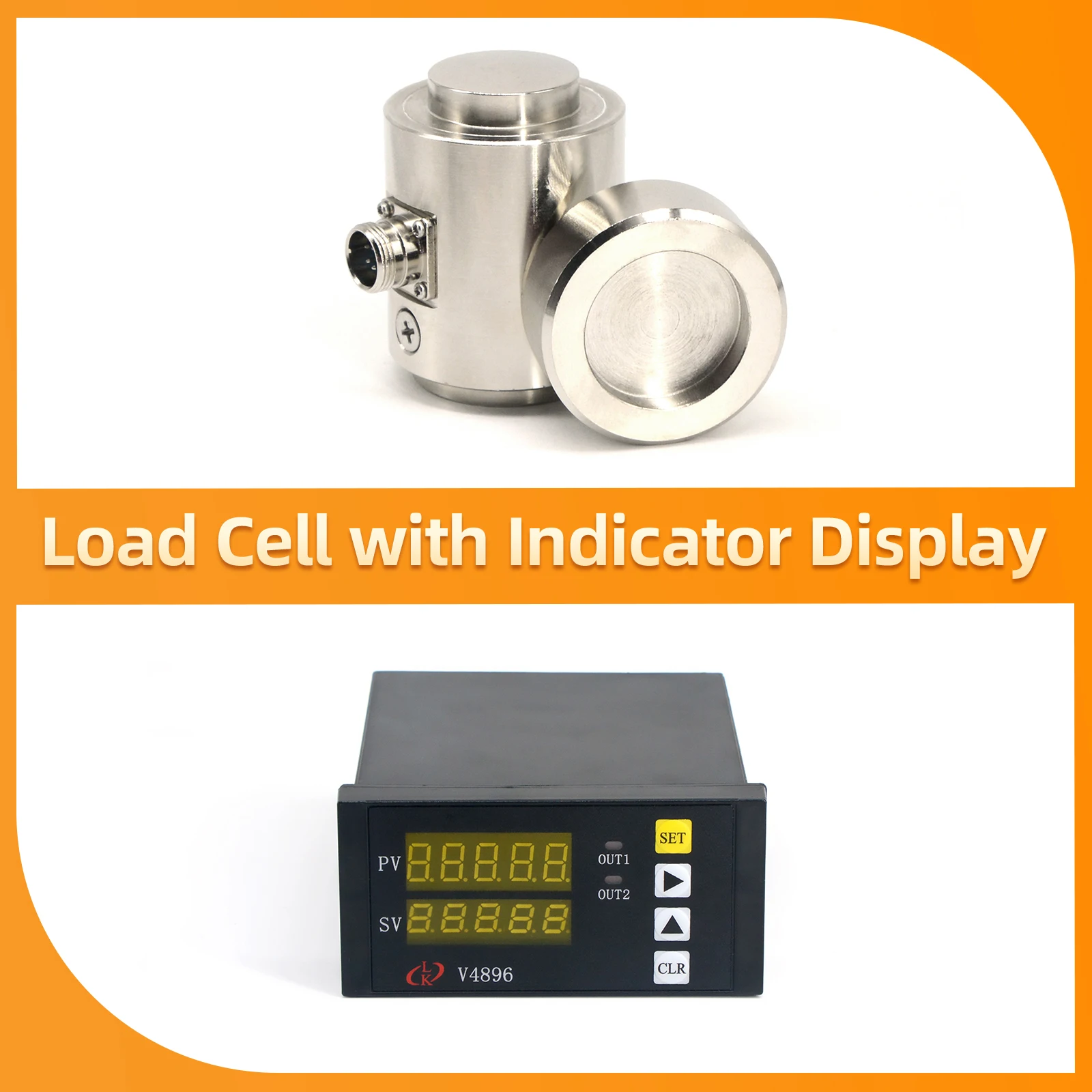 Датчик колонного тензодатчика с индикаторным дисплеем испытание натяжения сила