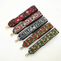 jyshine 5cm wide underarm bag strap female bag accessories one shoulder non adjustable replacement floral pattern bag straps