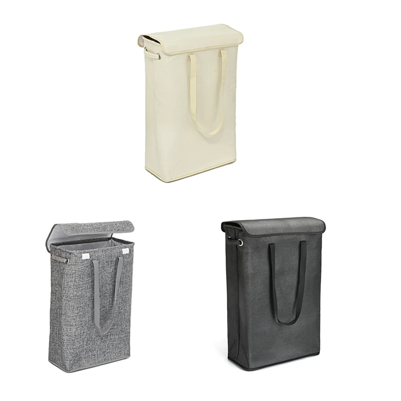 

Foldable Laundry Basket Storage Basket With Lid Household