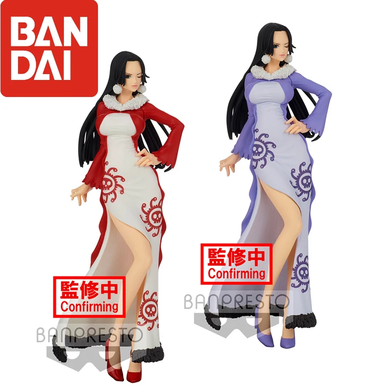 

Newest Banpresto Original One Piece Glitter Glamours Boa Hancock Winter Style Figure Anime Model Authentic Doll Collectible Toys