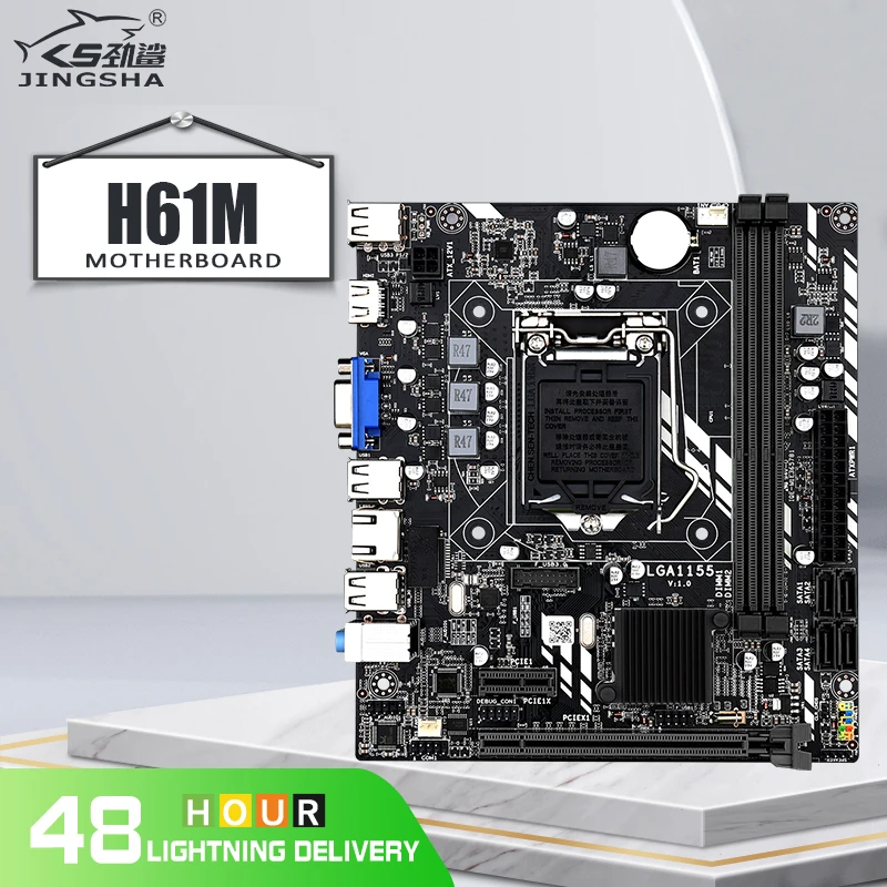 Десктопная материнская плата H61M с поддержкой Core/Celeron/Pentium LGA 1155 серия процессор 2 *