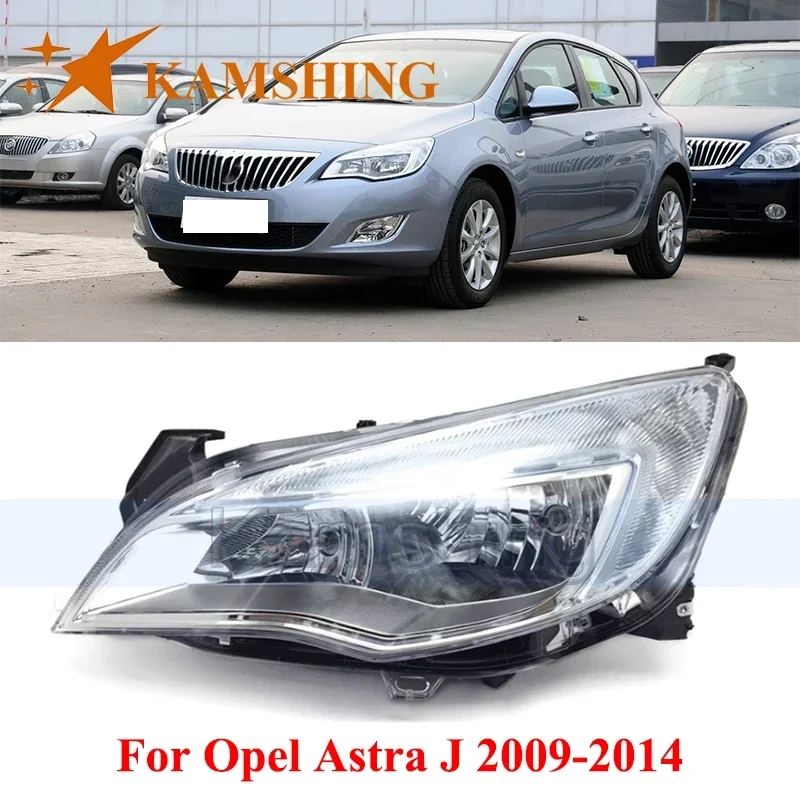 Передняя фара CAPQX для Opel Astra J 2009-2014 передний бампер головной светильник