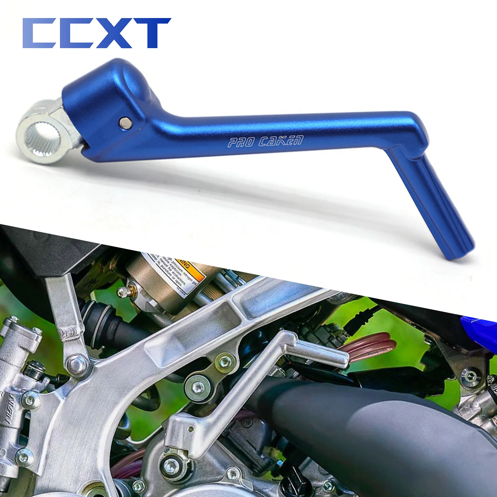 Алюминиевая кованая педаль для стартера мотоцикла с ЧПУ для Yamaha YZ 125 YZ125 1986-2016 запчасти для мотоцикла