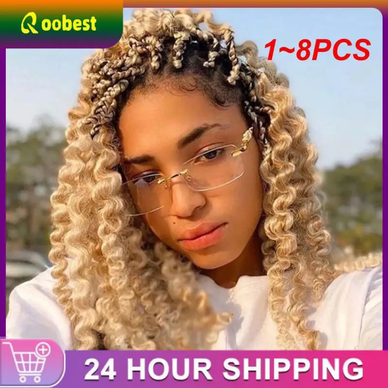 

Солнцезащитные очки без оправы для мужчин и женщин, прямоугольной формы, в стиле ретро, с гепардом, с защитой UV400, Лидер продаж, 1-8 шт., летние уличные