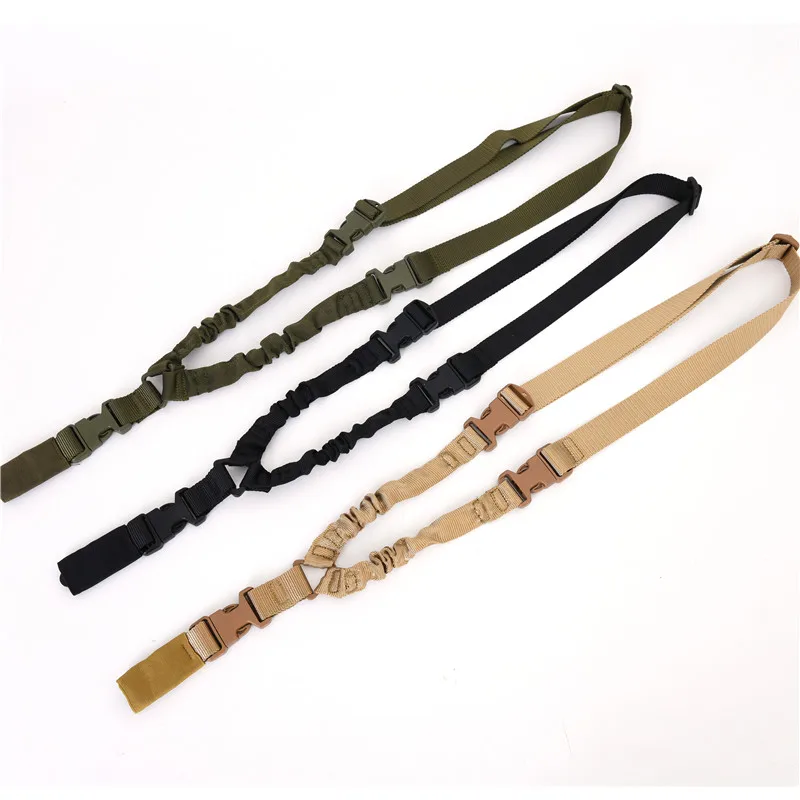 

Tactical Single Point Gun Sling Shoulder Strap Rifle Rope Belt with Metal Buckle Shotgun Hunting Ar 15 Accessories Tactical Gear