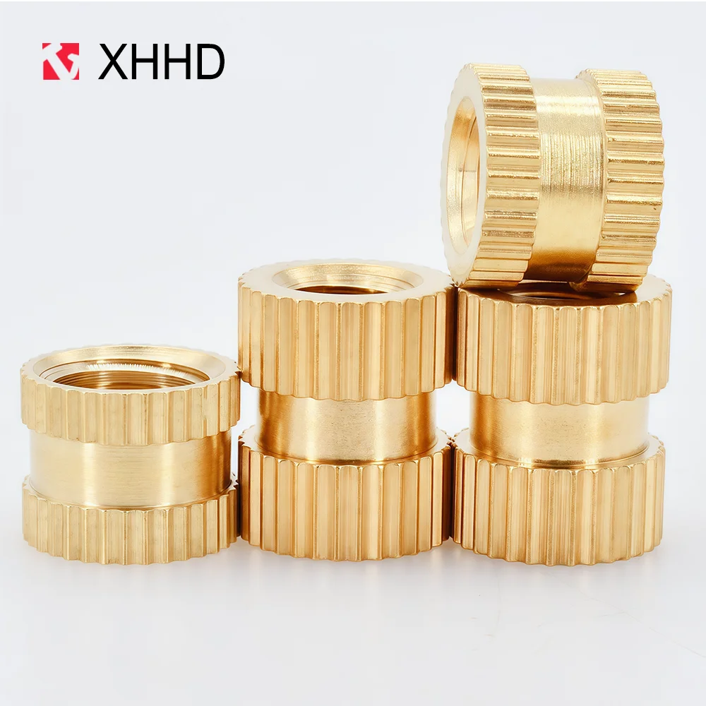 

Латунная вставная гайка M1 M1.2 M1.4 M1.6 M2 M2.5 M3 M4 M5 M6 M8 M10 Вставление литья под давлением Латунные резьбовые вставки Гайки