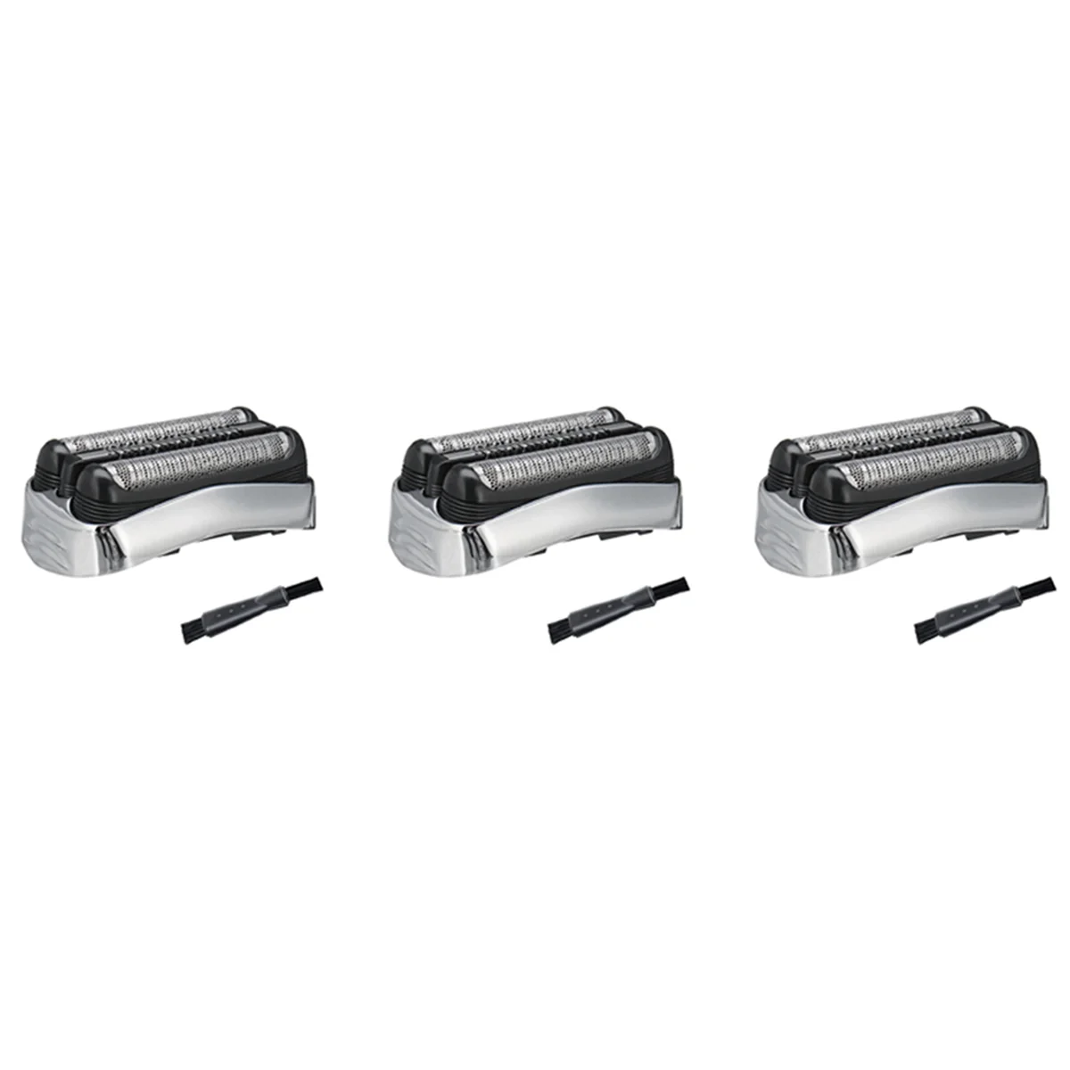 

3X Economical Replacement Shaver Foil&Cutter Set for Braun Series 3 21S 32S 320S-4 330S-4 340S-4 350CC-4 Shaver Head