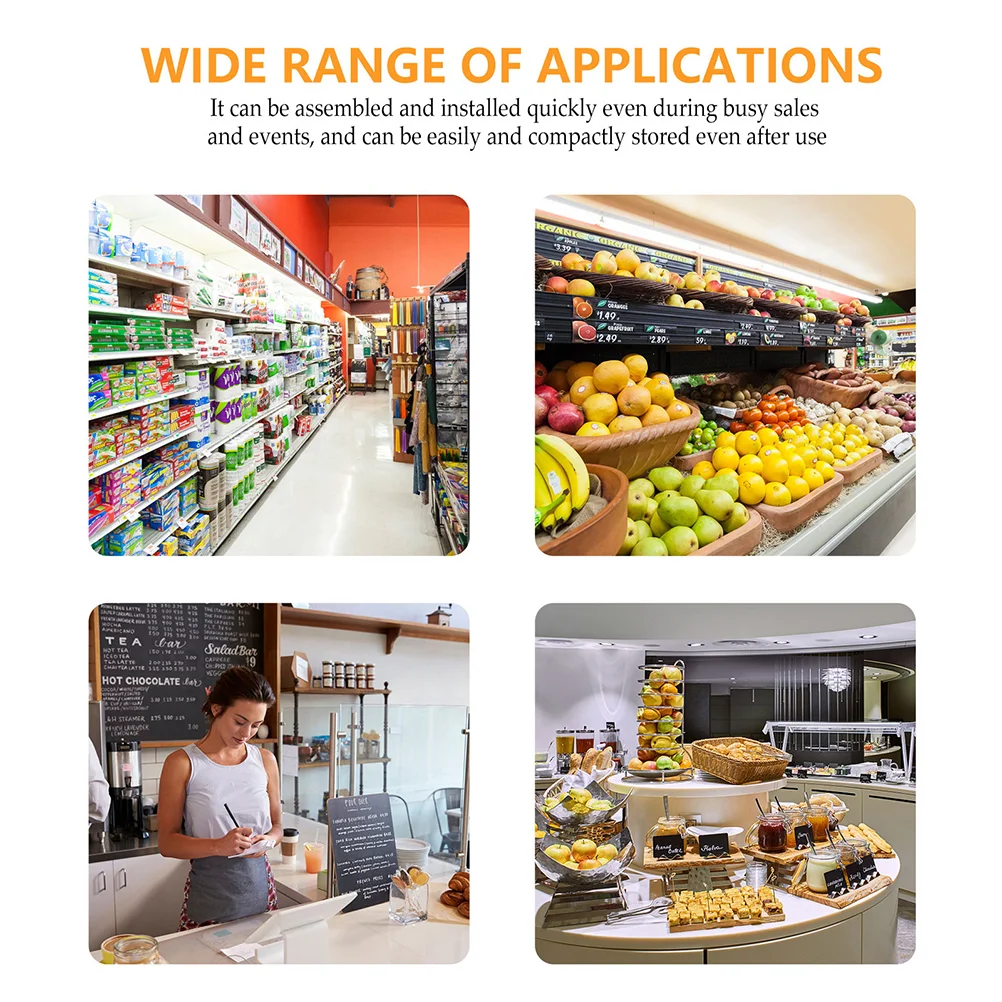 _ Цена На этикетки корзина вывеска полка ярлыки дисплей съемные белые зажимы