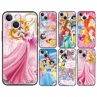 princess disney beautiful for apple iphone 13 12 11 pro max mini xs max x xr 6s 6 7 8 plus 5s se2020 soft black phone case