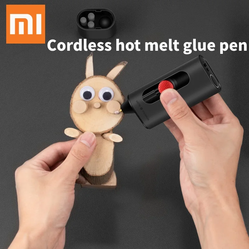 

Xiaomi Original Cordless Electric Hot Melt Glue Pen Gluer 2000mAh Type-C Rechargeable DIY Art Craft Glue Pen Stick