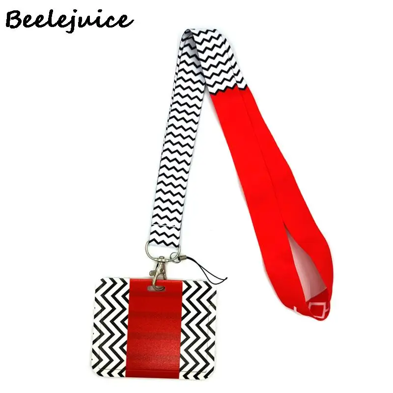 

Twin Peaks Key lanyard Car KeyChain ID Card Pass Gym Mobile Phone Badge Kids Key Ring Holder Jewelry Accessories Decorations