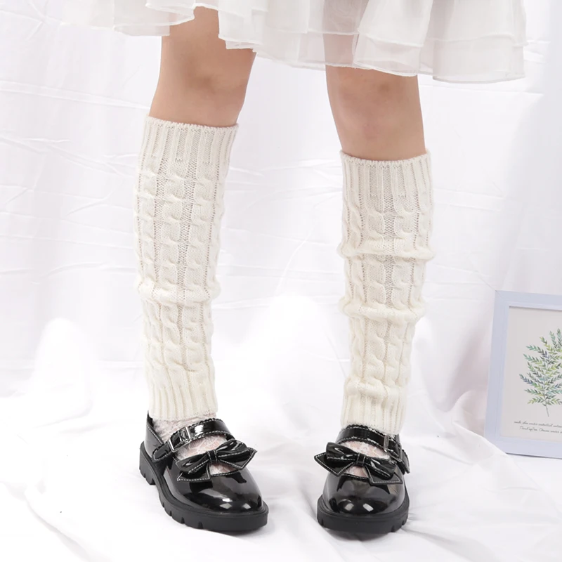 

Длинные носки, вязаные крючком, японские носки, теплые японские манжеты для сапог, теплая вязаная зимняя накидка на ногу в стиле Лолиты, 1 пар...